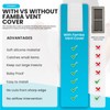 2Pcs Baby Proof Vent Cover Child Proof Safe Soft Silicone