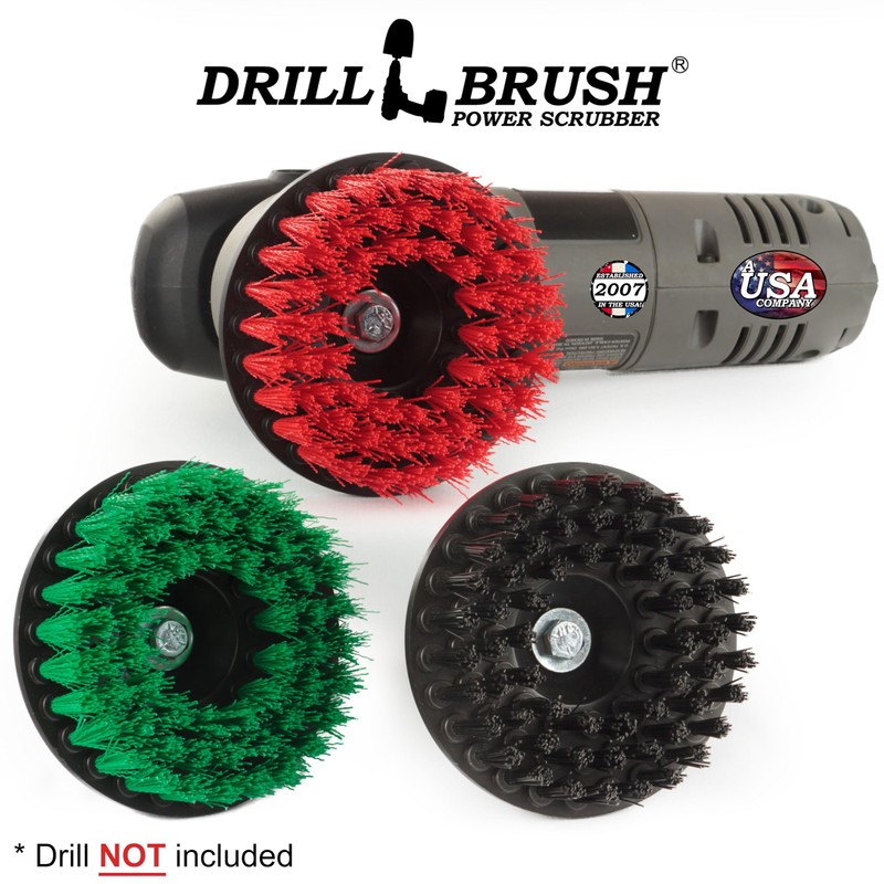 Construction Tools - Medium, Stiff, Ultra Stiff Scrub 3 Brush