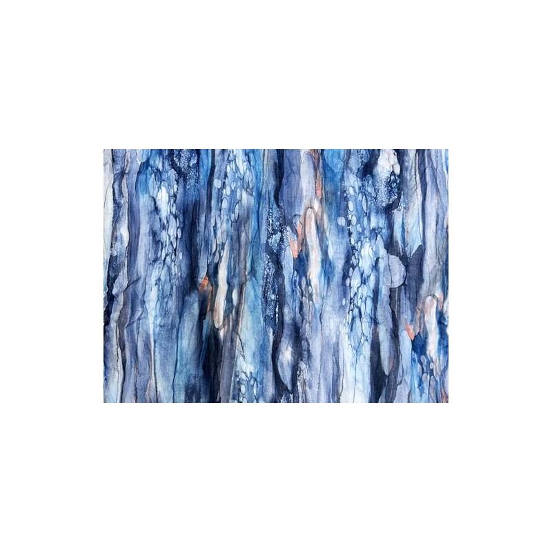 Jeamis Rainbow Silk Loop Colour Gradient Spring Round Scarf Rainbow