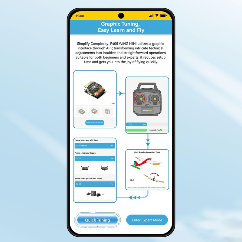 Speedybee F405 Mini Fixed Wing Flight Controller, Support INAV Ardupilot