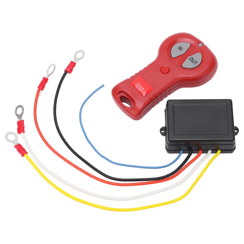 Wireless Winch Remote Control Kit with Indicator Light 9‑30V 434MHZ