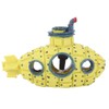 Submarine Stone Set Yellow Aquarium Decoration, Realistic Air Bubbler Fish