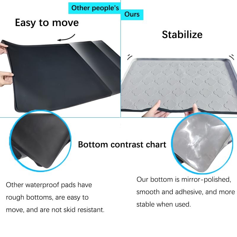 Under Sink mat for Kitchen Waterproof 17"×12.6"