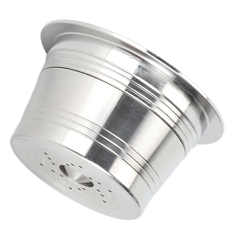 Stainless Steel Coffee Capsule Eco Friendly with Spoon Brush Reusable
