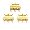 3PCS Upgraded Necklace Layering Clasps Jewelry Connector Multi-Strand Slide Tube
