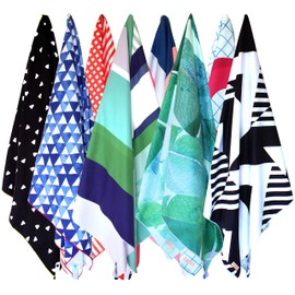 Toalla de playa y bolsa de microfibra supermaniobrable. Ligero, compacto y de secado rápido. Para viajes, playa, piscina, gimnasio, yoga y camping. Extra grande (71 x 35,5), negro