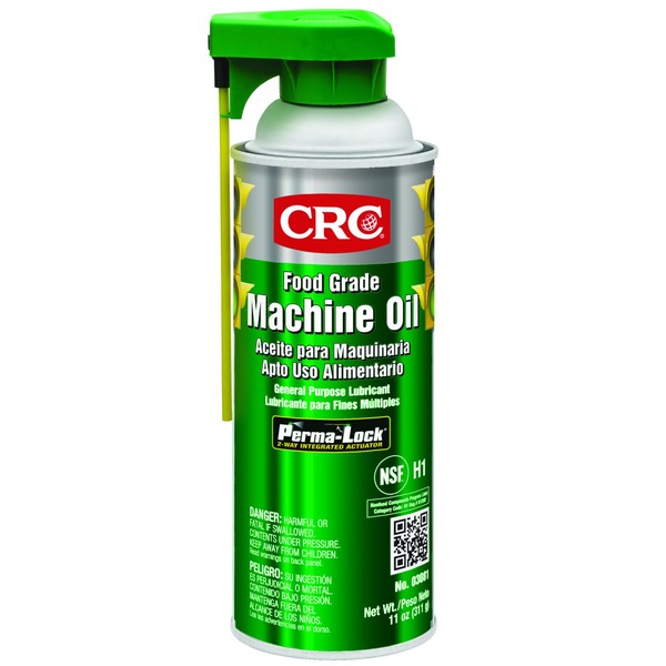 CRC Food Grade Machine Oil, 11 Wt Oz, (Pack of