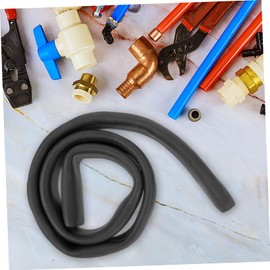 Tofficu Pipe Insulation Tube Flexible Heat Preservation Cover for Air Conditioner Water Insulation Durable Design Resistant Black for Outdoor Pipeline Protection