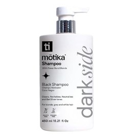 Motika Shampoo Negro - Matizador de Rubios Humo (450 ml)