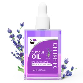 gelike ec Cuticle Oil for Repair Nails Lavender Smells Nail Treatment for Growth and Strengthen - Growth Oil Quick Dry Nail Care Moisturize Dry Damaged Salon and Home