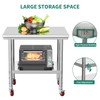 YITAHOME NSF Stainless Steel Table, 30" X 24" Work Table
