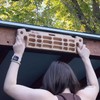 Hangboard Rock Climbing Hangboard with Phone Holder,Band Holder, Jugs, Cracks,