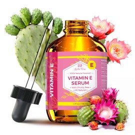 Leven Rose Vitamin E Oil Serum for Face and Skin, 4 fl oz Hydrating Serum Moisturizer, Multi Use Body Hair and Nail Oil