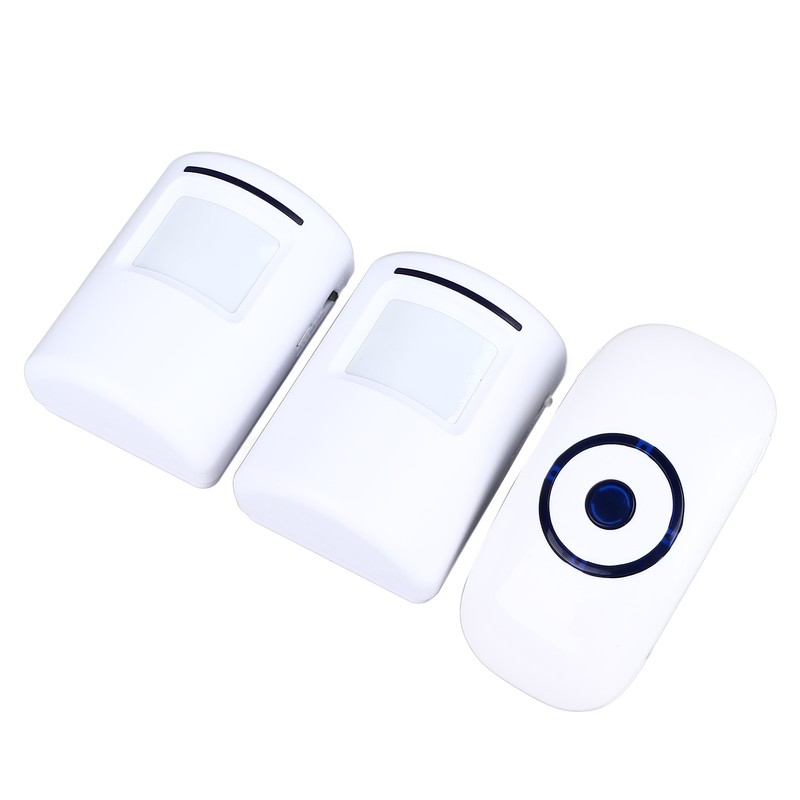 Infrared Sensor Door Bell with 2 Transmitter 1 Receiver Split