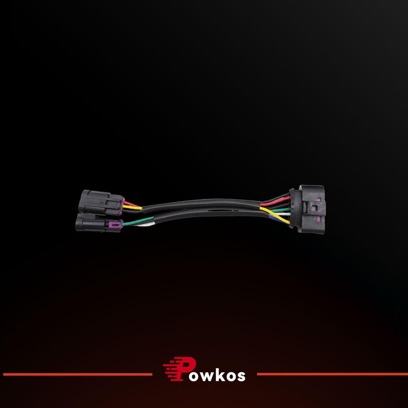Powkos Projector Headlight Conversion Harness Compatible with Dodge Ram Truck