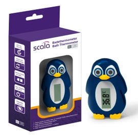 scala SC 1280 Digital Bath Thermometer Penguin Design