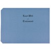 Exhibitindexes® Blue Will Cover - Heavy Card Stock Scored for