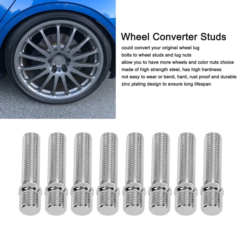 KIMISS Wheel Stud Kit, 20 Pcs Extended Wheel Stud 58mm