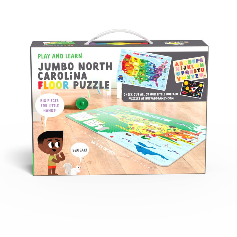 Little Buffalo - Learning & Education - State Puzzle: North
