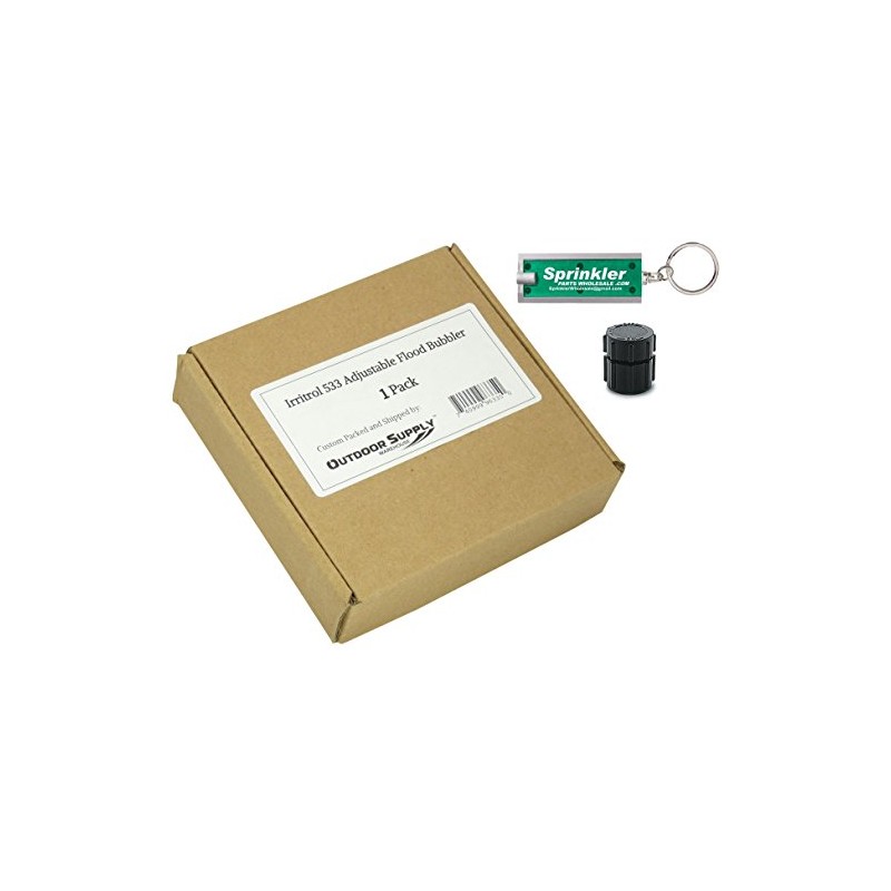 Irritrol 533 Adjustable Flood Bubbler with a Free SprinklerPartsWholesale Flashlight