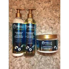 Mielle Organics Hair Care moisture Rx Hawaiian Ginger Shampoo & Conditioner Set