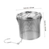 OHPHCALL Household Seasoning Infuser Pot Stewed Strainer for Soup and