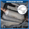 VekAuto Round U Bolt Muffler Exhaust Clamps for Car /