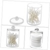ABOOFAN 4Pcs Practical Transparent Storage Boxes for Skin Care Products