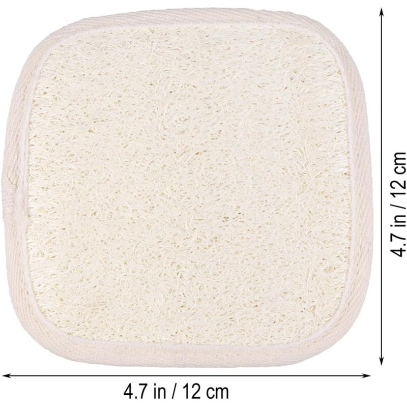 Juego de Estropajos de Lufa Natural de 5 Piezas con