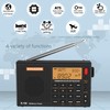 SIHUADON R108 Radio(Black) and XHDATA E100 walkie Talkie
