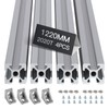 4pcs 1220mm T Slot 2020 Aluminum Extrusion European Standard Anodized