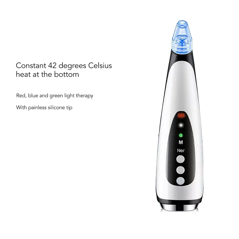 Electric Blackhead Extractor Tool USB Rechargeable Facial Pore Suction Cleaner