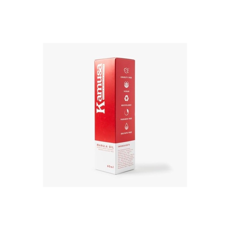 Kamusa Aceite de Marula para Cabello Seco y Dañado, Reparador