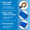 Boat Trailer Winch Strap with Hook, Heavy Duty Replacement for