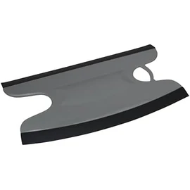 Dusbad Glass & Shower Squeegee for Shower Cubicles Straight Round Made in Germany Colour: Grey