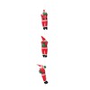 NICEYEA Santa Claus Climbing Rope Christmas Ornaments Climbing Santa Claus