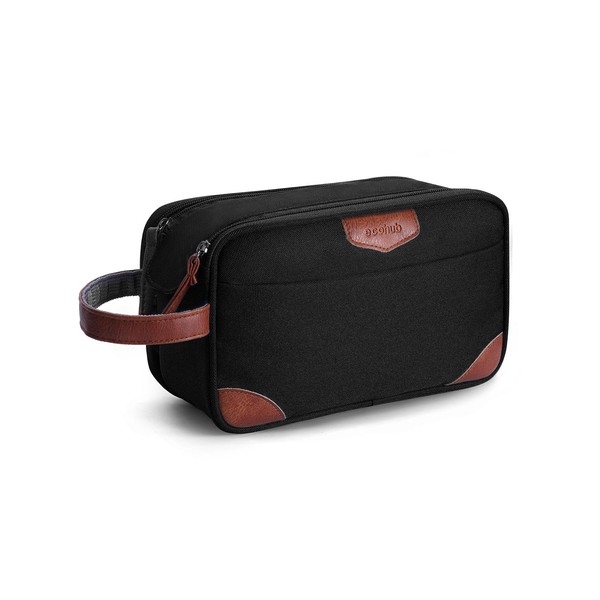 ECOHUB Travel Toiletry Bag for Men, Waterproof Wash Bag with