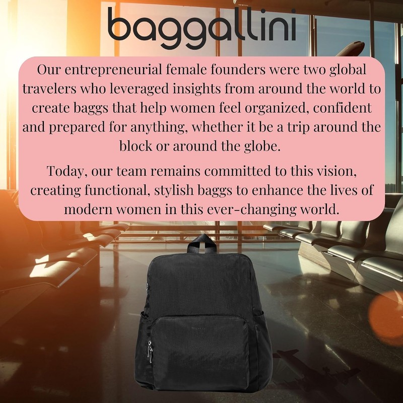 Baggallini Carryall Packable Backpack Mochila plegable Carryall Mujer