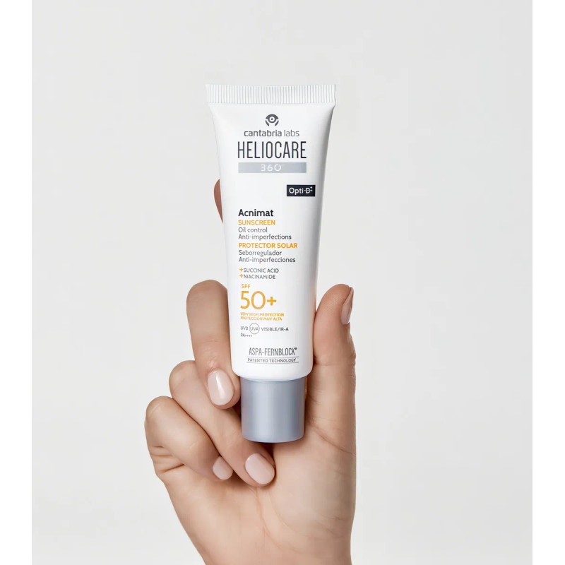 Heliocare 360 Acnimat Crema Invisible Fps 50ml Acné