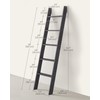 VASAGLE Blanket Ladder Decorative Farmhouse for The Living Room, 5-Tier