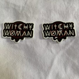 handmade Witchy Woman Charms (HARD) For Croc Style Shoes OR similar items 2pc