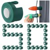 Wonderjune Magnetic Christmas Light Clip, 50 Pcs Christmas Green Light