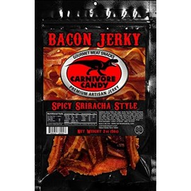 Carnivore Candy Sriracha Bacon Jerky - (1) 2 oz bag