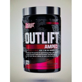 Nutrex Outlift Amped High-Stim Preworkout (Punch Flavor- 2 Containers) FREE SHIP