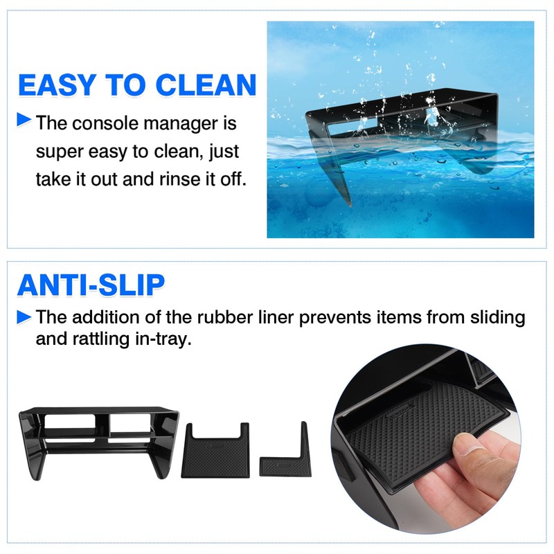 Autorder Center Console Organizer for Subaru Forester 2019-2024 Without Wireless