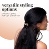 Basic Sense Large Metal Hair Clips for Women, Oval -