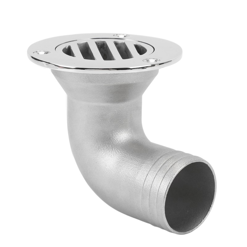 Boat Deck Drain 90 Degree Elbow 316 Stainless Steel Split