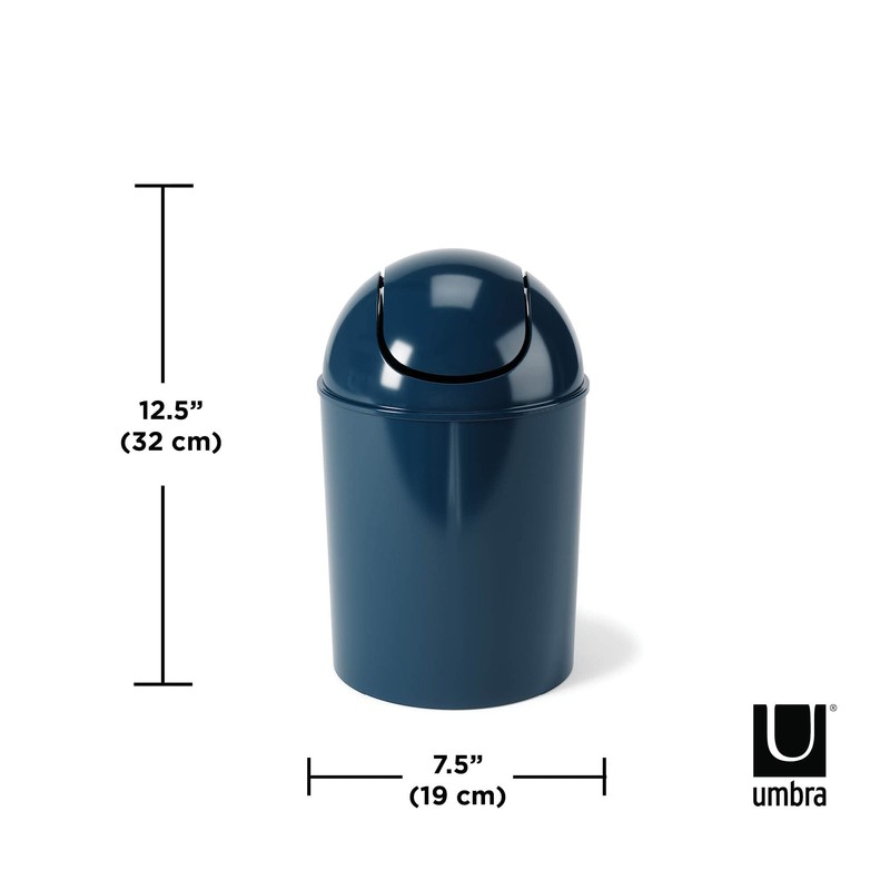 Umbra 1.25 Gallon Mini Waste Can with Removable Swing-Top Lid