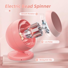 Aenebe Bead Spinner Kit,Electric Bead Spinner for Jewelry Making Clay Beads Spinner Bracelet Spinner and Necklace Making Machine