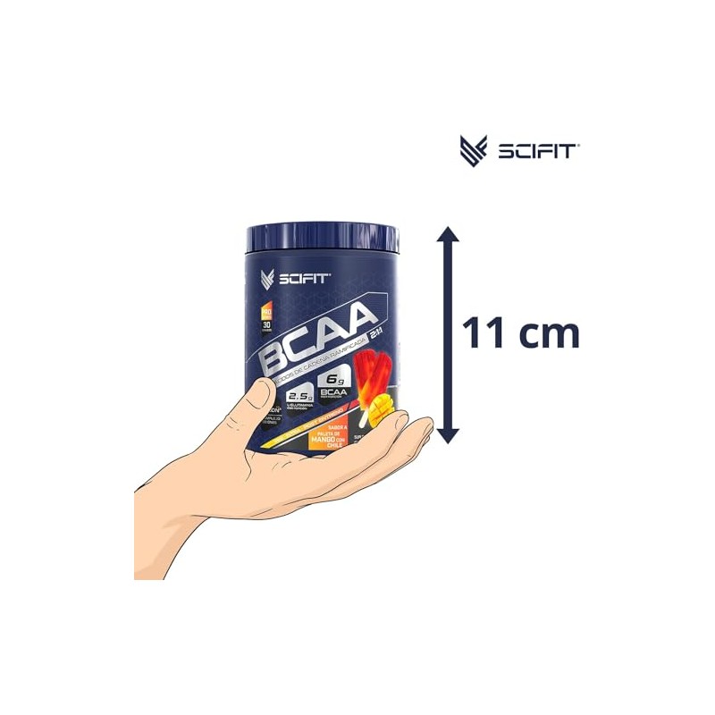 Scifit | Aminoácidos BCAA | 6 g de BCAA 2:1:1